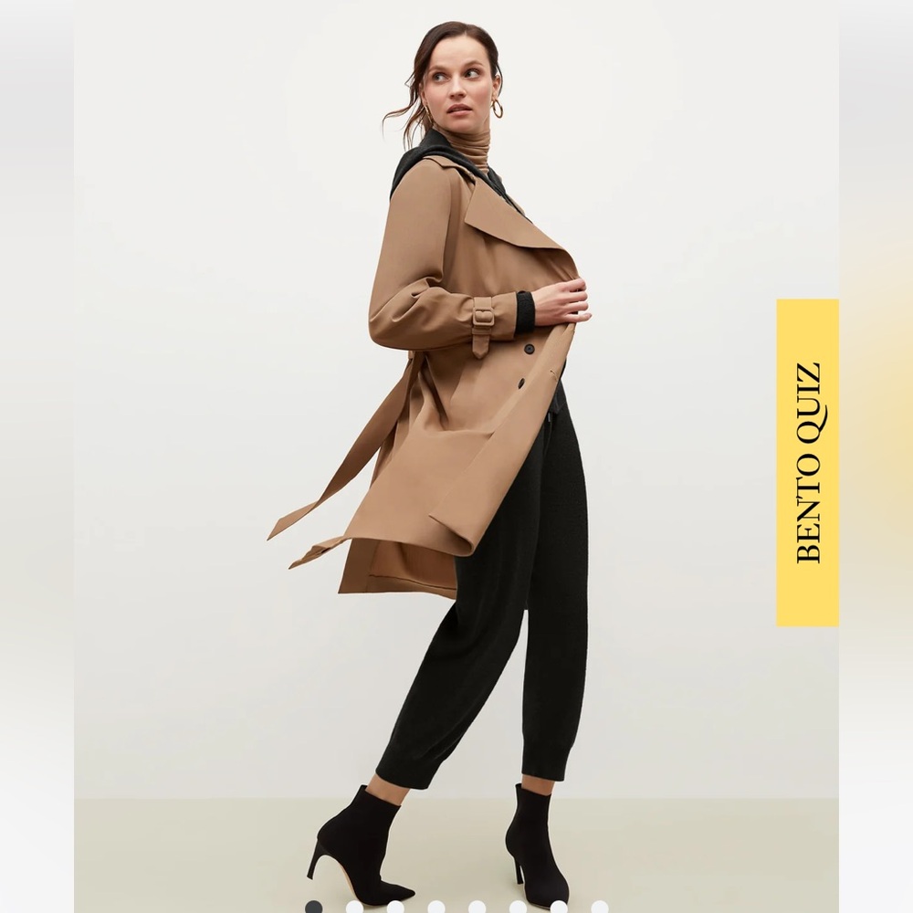 MM LaFleur The Jensen Trench Coat | Saddle | Size S | Excellent Condition